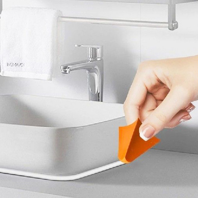 욕실 주방 실리콘 줄눈 코킹도구 고무헤라 골무 셀프보수, 줄눈 실리콘, 1개