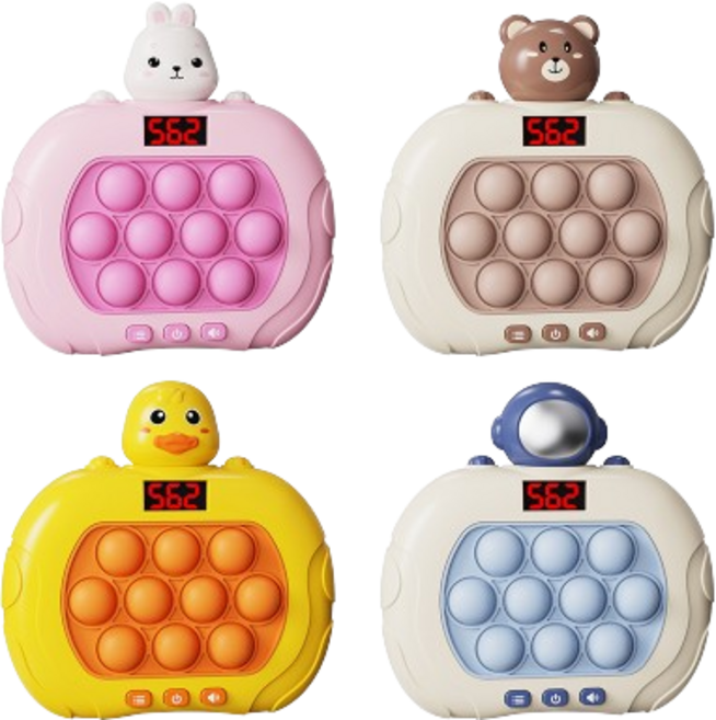 캐릭터 푸쉬팝 게임기 5세대 6세대 999레벨 6가지 모드, 우주인