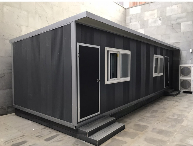 6Mx3M 현장 조립식 농막 휴게실 창고 소형주택 컨테이너 관리실 경비실 사무실, 브라운