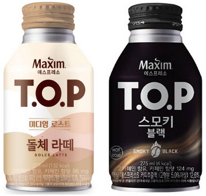 티오피 돌체 라떼 275mlx12캔+티오피 스모키 블랙 275mlx12캔, 1개, 275ml