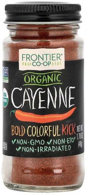Frontier Co-op 유기농 그라운드 카이엔 48g(1.70oz) Co-op (프론티어 코옵), 48 g, 48g, 1개 - 쿠팡
