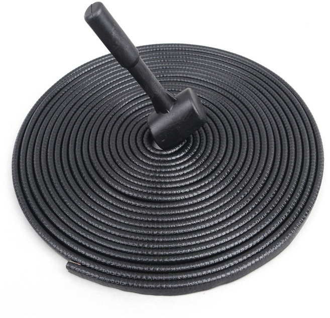 자동차 도어가드 스트랩 10m + 고무망치, 블랙, 1개