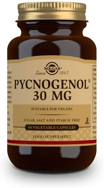 솔가 피크노제놀 Solgar Pycnogenol 30mg, 1개, 30정