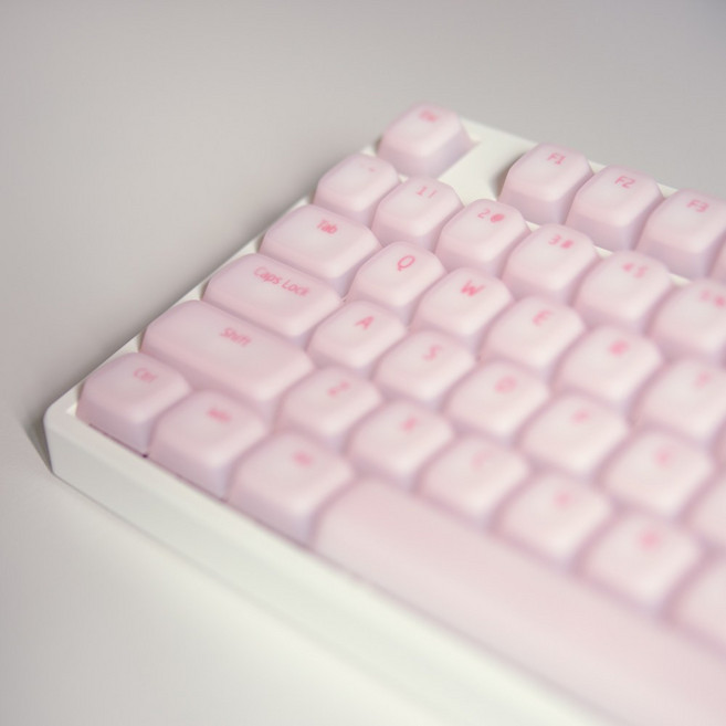 말랑 젤리 키캡, 반투명, 핑크