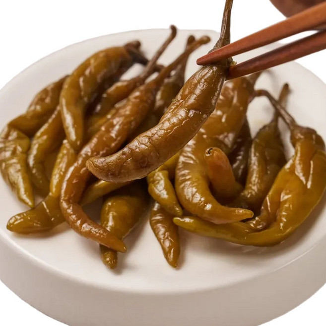 [엠마홈] 밥도둑 반찬 아삭 고추장아찌 국내가공, 1개, 1kg