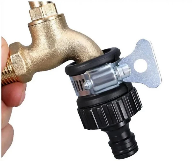 간편 연결 수도꼭지 호스 연결 커넥터, 수도꼭지 호스 커넥터, 2개