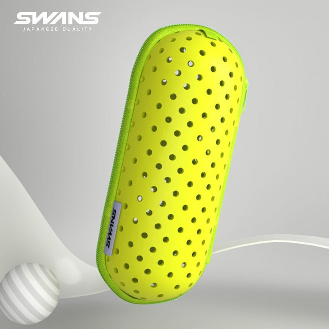 SWANS 泳鏡盒, 1個, 綠色（長18.5x寬7.5）