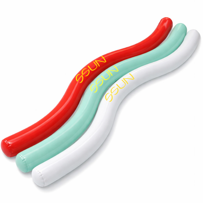 블루웨이브 물놀이 튜브 스틱튜브 뱀튜브 누들튜브 180cm, 체리레드, 1개