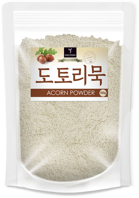 퓨어영 도토리묵가루 500g 도토리묵 도토리가루, 1개