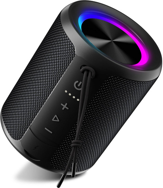 블루투스 스피커 미니 휴대용 무선 방수, 블랙, x2