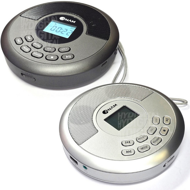 아남 ACDP600 휴대용 CD플레이어 블루투스 C타입 충전 USB재생 스피커 내장, 블랙