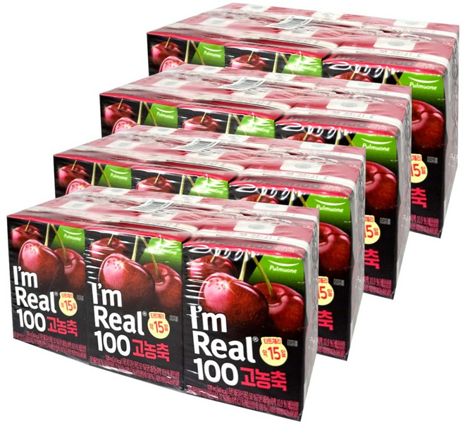 아임리얼 100 고농축 타트체리, 120ml, 24개