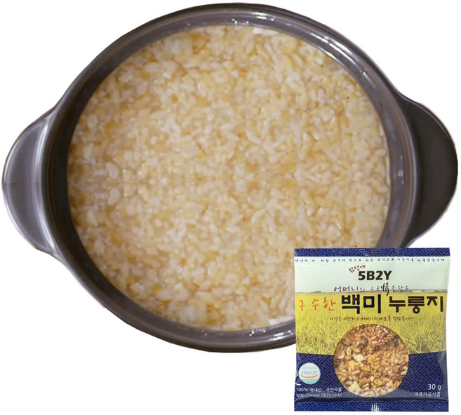 [AC Mall] 국내산 백미 누룽지 개별포장/김선애 오병이어 누룽지세트/HACCP 인증 우리쌀/간편 한끼/볶음둥글레가루 구수한 누룽지, 1세트, 3kg
