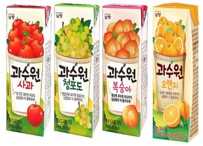 남양 과수원 사과 190ml x24팩, 24개