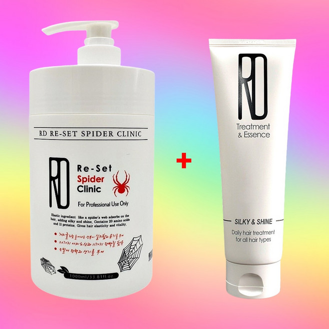 알디모리셋 스파이더 클리닉 물미역 거미줄 헤어팩 헹구지않는 트리트먼트 에센스 셀프헤어클리닉, 1세트