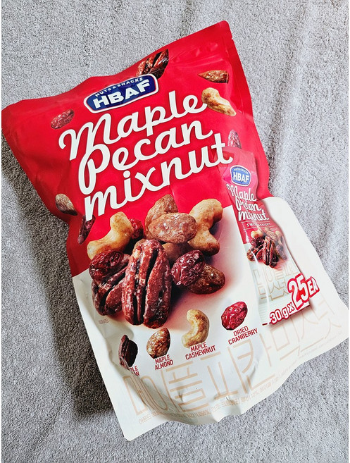 HBAF 메이플 피칸 믹스넛 750g 1봉~8봉, 5개