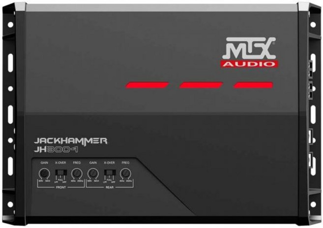 MTX 오디오 JH3004 잭해머 시리즈 300W 4채널 클래스AB 카 앰프, 1개