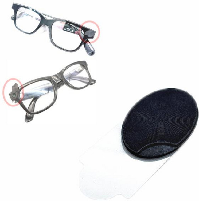 메타 레이밴 안경 샤오미 로키드 회전식 프라이버시 렌즈 커버 카메라 차단 캡 쉴드 스티커, 01 2pcs