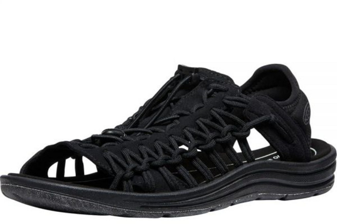 KEEN Uneek Ii Ot Unique Two Oties 남성용 블랙/블랙