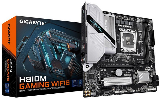 GIGABYTE H810M GAMING WIFI6 Intel H810 칩셋 탑재 Micro-ATX 마더보드 MB6738