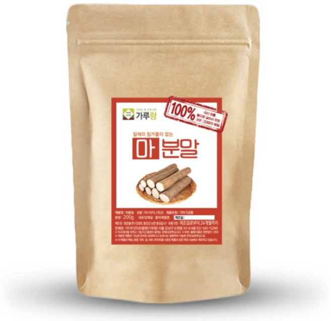 가루랑 100% 국산 마분말 선식 1kg, 1개