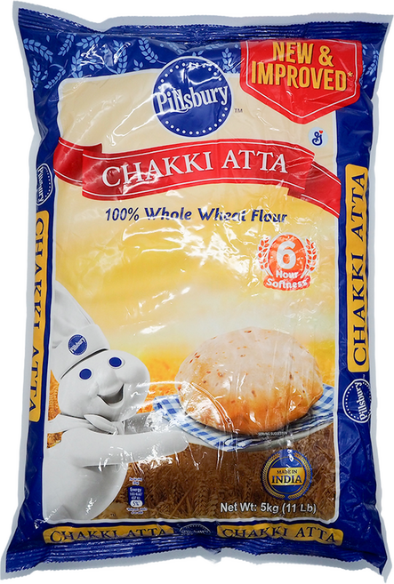 Pillsbury Chakki Atta 필스버리 차끼 아따, 1개, 5kg