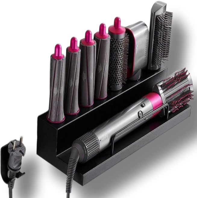 심쿵마켓 무타공 호환용 드라이기 거치대, 1개, 블랙