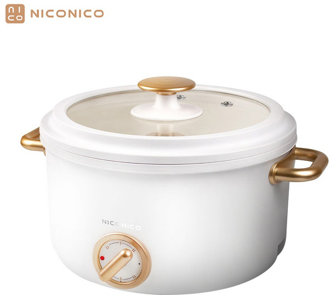 NICONICO 2.7L日式美型陶瓷料理鍋 多功能料理 安全防燙, NI-GP932