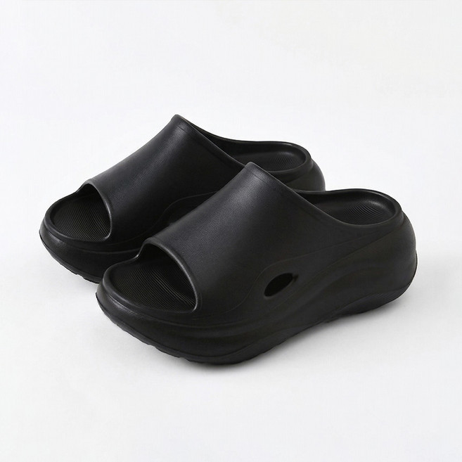 파인스카이 컴포트 올데이 발편한 키높이 통굽 EVA 쿠션 무중력 푹신한 5cm 여성 슬리퍼