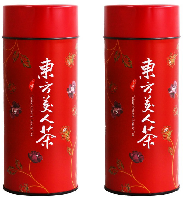 茶香四溢 東方美人茶 白毫烏龍 口感醇厚甘潤 送禮時尚大氣, 1套, 150g(兩罐), 75g, 2個裝