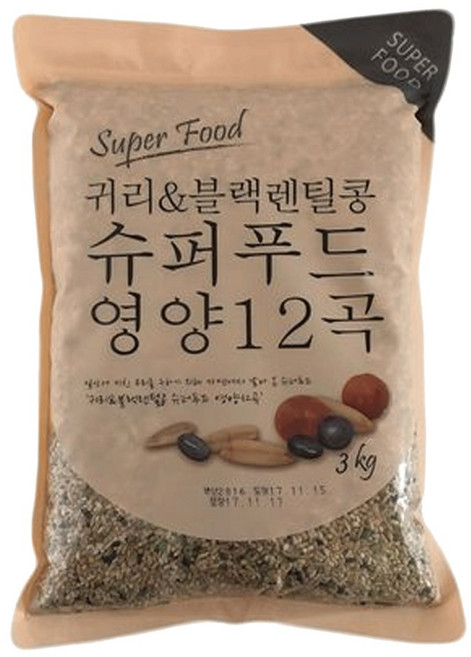 슈퍼푸드 영양 12곡 3kg / 봉, 1개