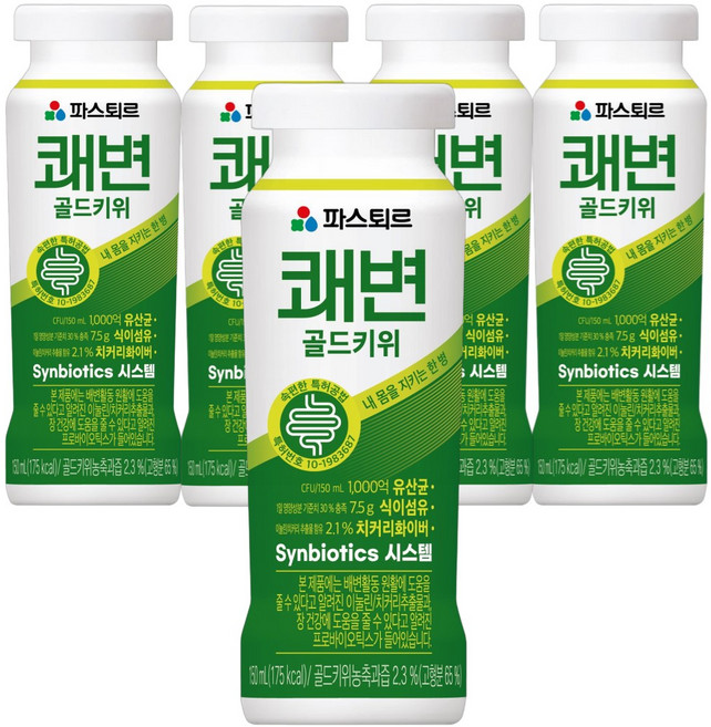 파스퇴르 쾌변 요구르트 골드키위 150ml (4입), 4개