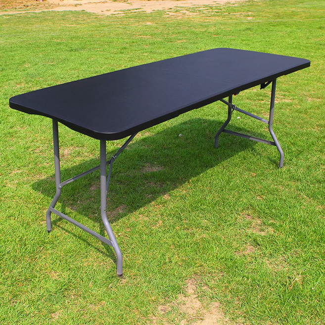 칼루스 브로몰딩 접이식 테이블 블랙 1800, 무광블랙, 브로몰딩테이블 1800(무광블랙)