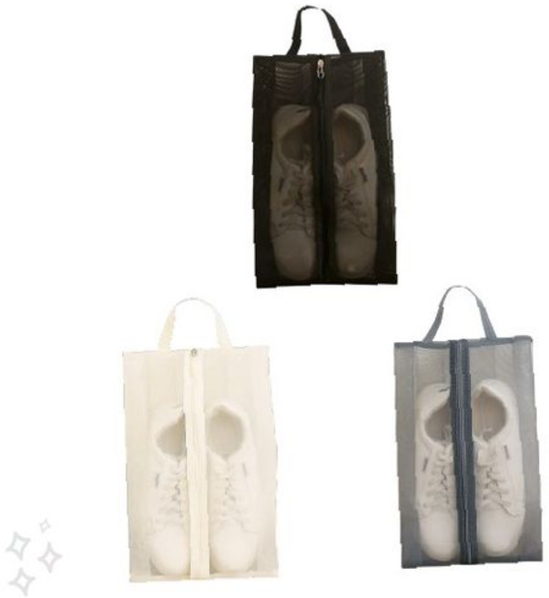 메쉬 신발주머니 여행용 신발보관 운동화파우치 골프화수납 캠핑용품 휴대용 통풍, 1개, 상세페이지 참조