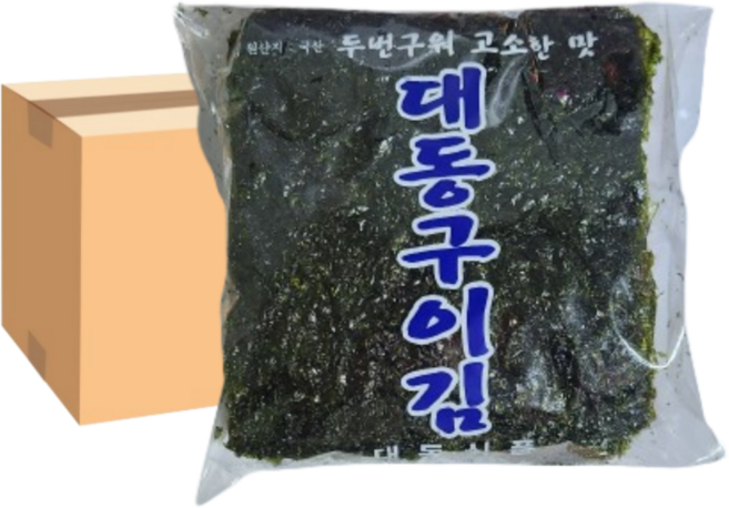 두번구워 고소한 즉석구이 대동구이김 (30매 ), 10개, 100g