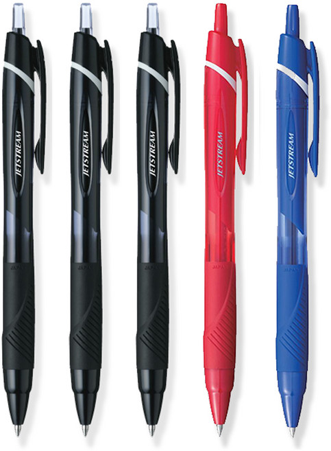 유니 제트스트림 볼펜 SXN-150 흑3청1적1 + 사은품(자바 3색 볼펜 1개), 0.7mm 5개(흑3적1청1)+사은품(멀티펜)