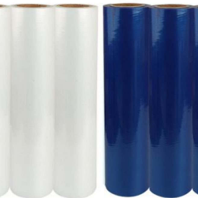 공업용랩 청색 투명 18마이크로 폭500mm 스트레치필름 포장랩 보호테이프 포장용랩 공업용, 공업용랩 투명 폭 500mm, 1개