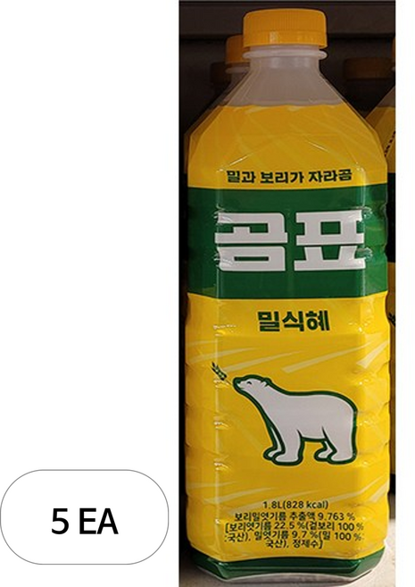 곰표 밀식혜, 1.8L, 5개
