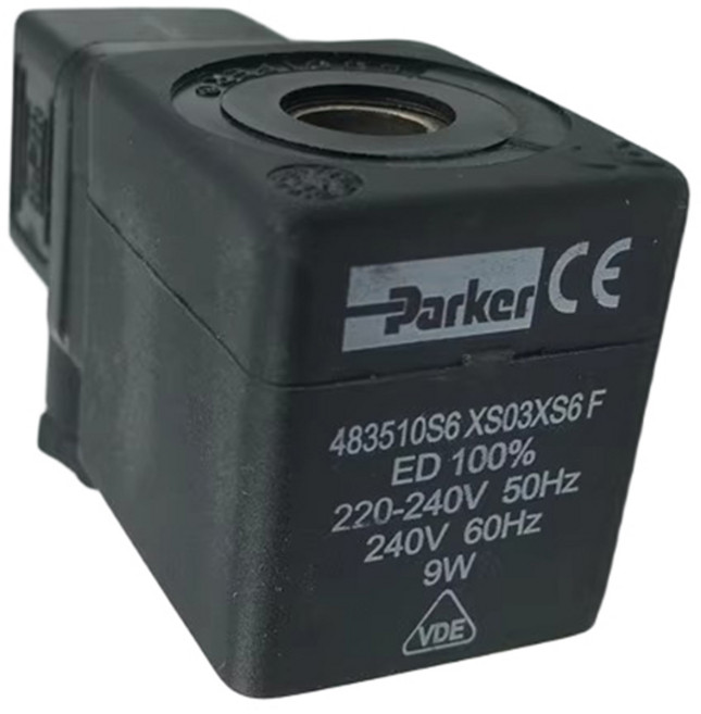 파커 솔레노이드 밸브 코일 483510 S6 XS03X6F 220V 50HZ 9W, 01 483510S6 220-240V, 1개
