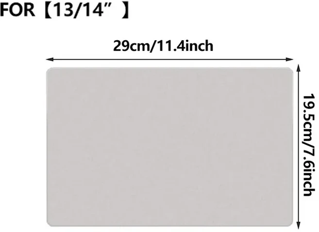 MacBook Pro 13-14/15-16 인치 용 울트라 소프트 마이크로 화이버 청소 천 노트북 화면 키보드 보호대, 01 13-14 inch