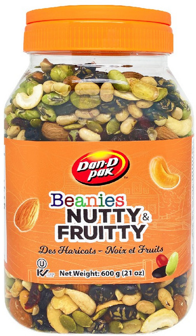 Dan-D Pak Beanies Nutty & Fruity 綜合堅果果乾 600g, 600 g (21 oz), 1個
