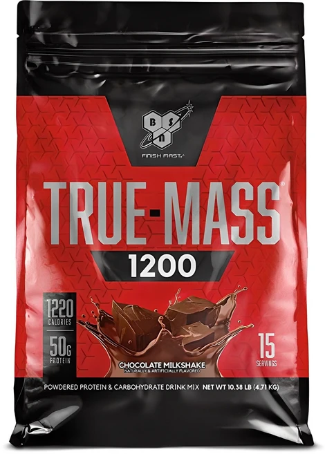 비에스엔 트루-매스 1200 파우더 프로틴 & 카보하이드레이트 드링크 믹스 단백질 보충제, 1개, 4.71kg - 쿠팡