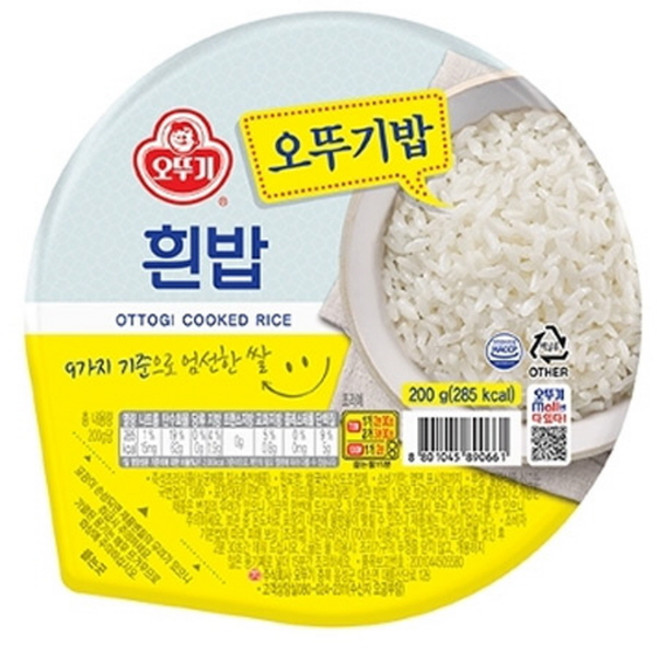 오뚜기 흰밥, 200g, 24개