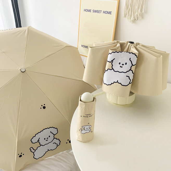 빅무드 초경량 우산 겸 양산 5단 암막 우양산 8개 살대