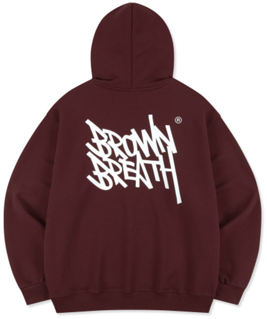 브라운브레스 TAG OG 후드 - BURGUNDY