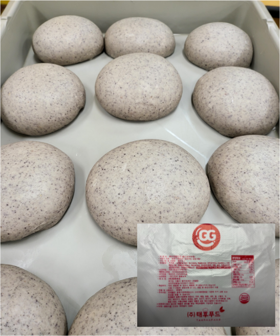 흑미곡물 도우(프리미엄) 1BOX, 48개, 350g
