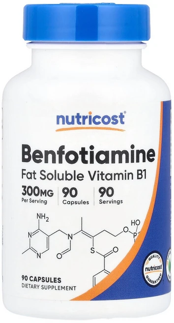 뉴트리코스트 벤포티아민 300mg 캡슐, 90정, 1개 - 쿠팡