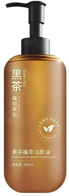菲詩伊人 黑茶植萃潔顏油 200ml 溫和卸妝, 1件, 黑茶卸妝油*1瓶送洗臉巾一包