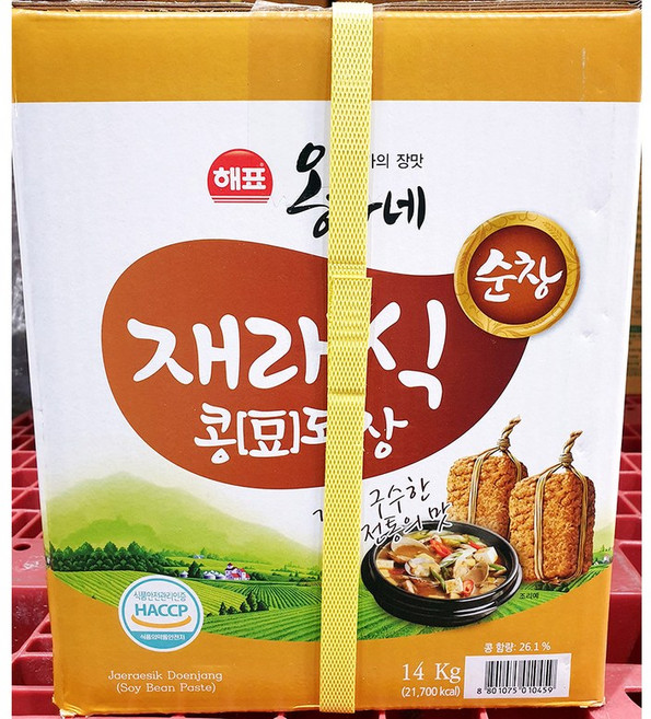 사조대림 무배_된장(옹가네 재래식 14K) 업소용, 1개, 14kg