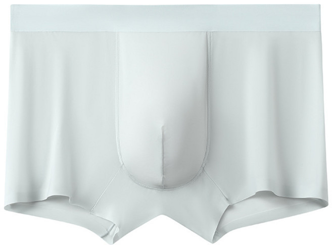 夏季超薄冰絲男士內褲大碼無痕速幹中腰平角褲生蠔素抗菌襠四角褲